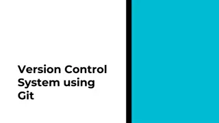Version Control Systems Using Git