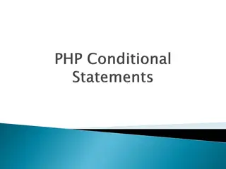 Effective Usage of Conditional Statements in PHP for Code Decision Making