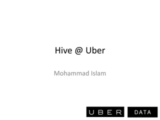 Advanced Data Solutions for Uber and Beyond