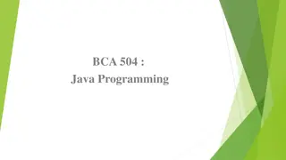 Java Primitive Data Types and Literals