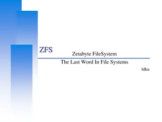 Revolutionizing File Systems with ZFS at Computer Center, CS, NCTU