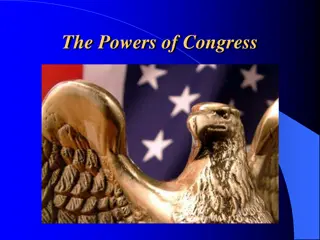 Powers of Congress in the US Constitution
