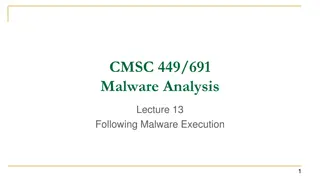 Analyzing Malware Execution, DLLs, and Processes