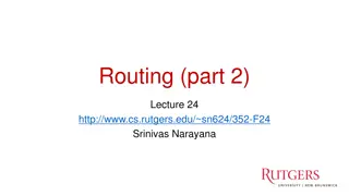 Routing Protocols for Internet Networks