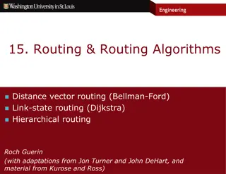 Internet Routing Protocols and Architectures