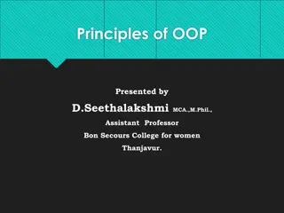 Object-Oriented Programming Principles