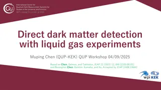 Dark Matter Detection with Liquid Gas Experiments
