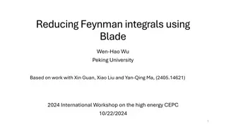 Reducing Feynman Integrals Using Blade in Collider Physics Workshop