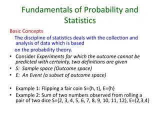 Basic Probability and Statistics Concepts