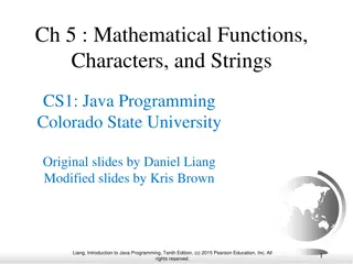 Java Characters and Strings in Programming