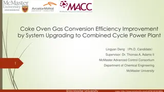 Coke Oven Gas Conversion Efficiency Improvement by System Upgrading