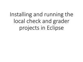 Local Check and Grader Projects Setup in Eclipse