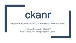 Introduction to CKAN Data Portals and Workflows for Data Retrieval