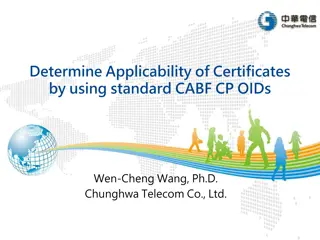 Determining Certificate Applicability with Standard CABF CP OIDs