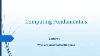 Input/Output Devices in Computer Systems