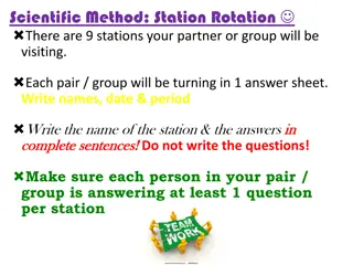 Exploring Scientific Method through Station Rotation Activities