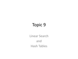 Linear Search and Hash Tables Explained