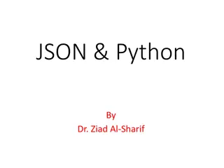 JSON and Python Data Exchange