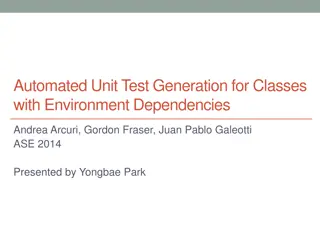 Automated Unit Test Generation Using Mocking for Environment Dependencies