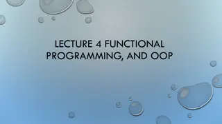 Functional Programming and OOP in Python