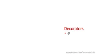 Python Decorators: A Comprehensive Guide