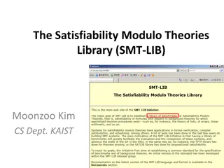Overview of SMT-LIB: Moonzoo Kim's Research at KAIST