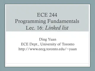 Linked List Implementation in Programming Fundamentals