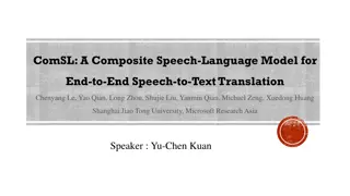 Composite Speech-Language Model for End-to-End Speech-to-Text Translation
