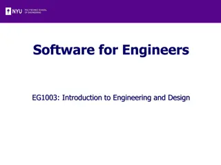 Engineering Software Tutorial: Microsoft Word and Excel Tasks