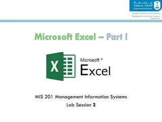 Excel Functions for Data Analysis and Financial Calculations