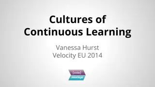 Continuous Learning Cultures and Behaviors for High Performance