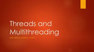 Threads and Multithreading Fundamentals