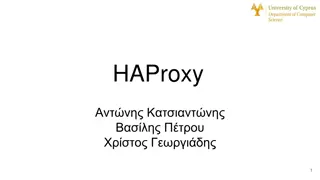 Advanced Load Balancing Techniques with HAProxy