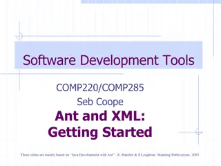 Getting Started with Ant and XML for Java Development