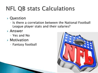Correlation Between NFL Player Stats and Salaries Revealed