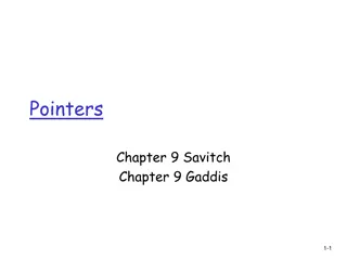 Pointers and Function Parameters in C++
