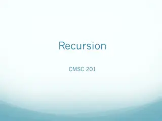 Recursion in Computer Science