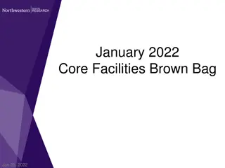 Completing UBI Reports for Northwestern University Core Facilities