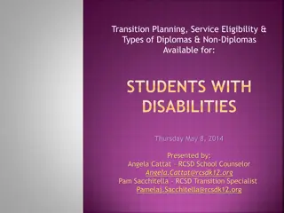 Transition Planning and Diploma Options for Students with Disabilities