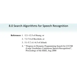 Speech Recognition Algorithms: A Comprehensive Overview