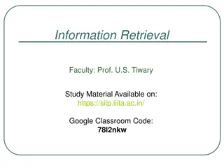 Information Retrieval Systems