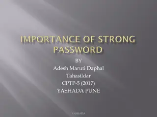 Importance of Strong Passwords and Cybersecurity Measures