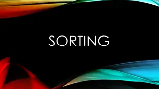 Sorting Algorithms: Importance and Types