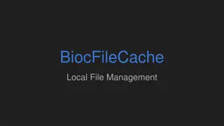 Efficient Local File Management with BiocFileCache