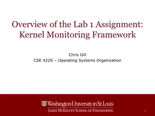 Kernel Monitoring Framework and Thread Context Logging