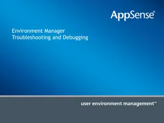 Troubleshooting and Debugging for Environment Manager Policies
