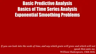 Mastering Exponential Smoothing Forecasting Techniques