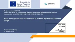 Enhancing Quality Assurance in Higher Education System of Moldova