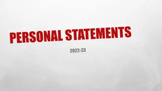 University Application Guide: Personal Statement Dos and Don'ts