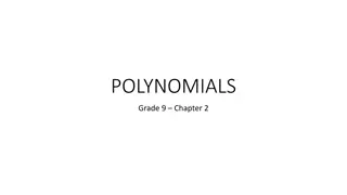 Polynomials: Basics and Degrees